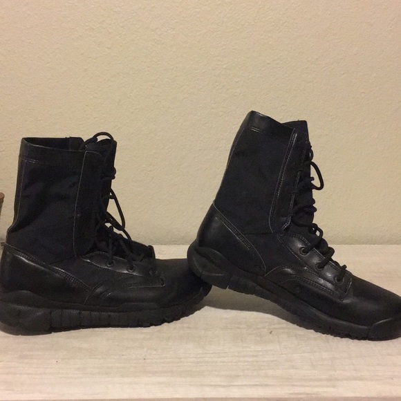 black nike combat boots